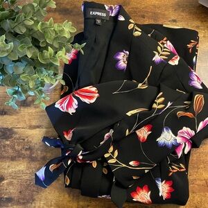 Express Floral Suit Jacket